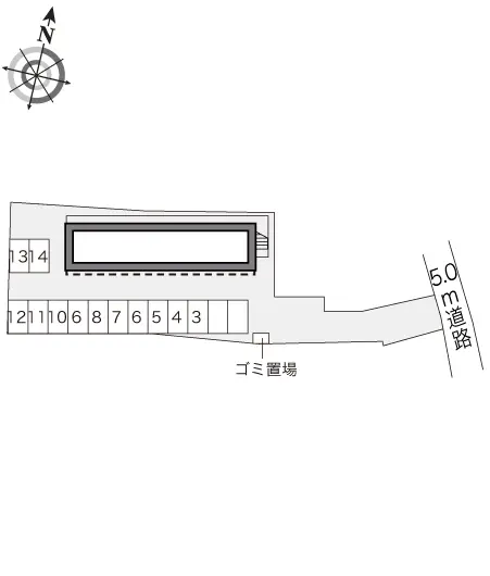 ★手数料０円★厚木市及川　月極駐車場（LP）